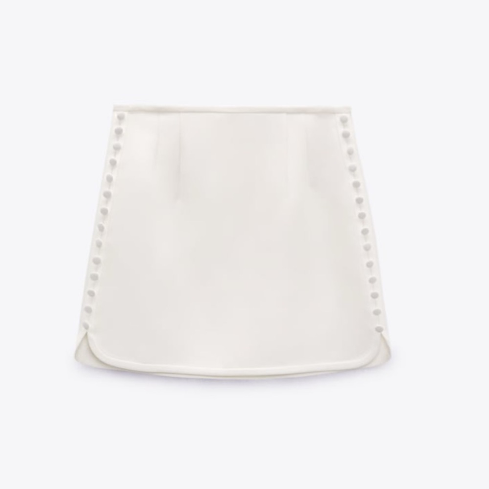Zara White Skirt